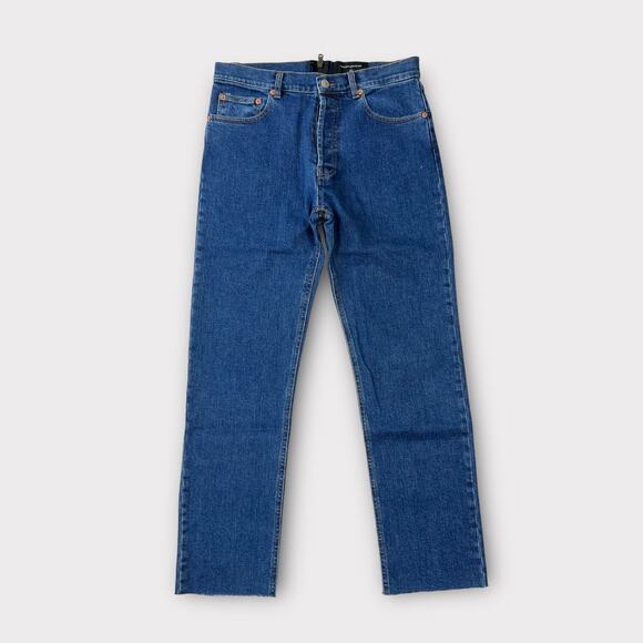 Forte Dei Marmi Couture Zipper Butt Straight Leg Jeans Size 29 NEW